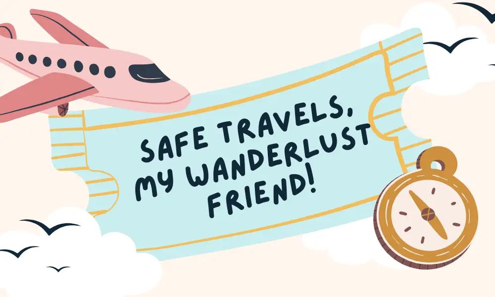 Travel gift card message